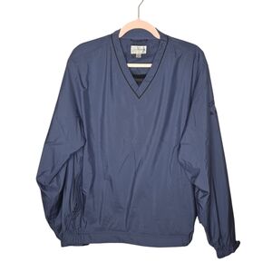 Cutter & Buck CB Windtec v-neck Long Sleeve Golf Pullover Jacket Sweatshirt M